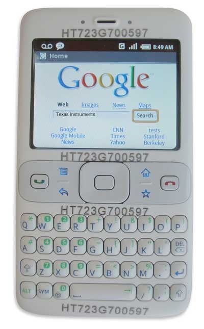 2008年初期のAndroid 試作機